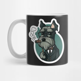 Professor Schnauzer Sticker - Schnauzer Series Mug